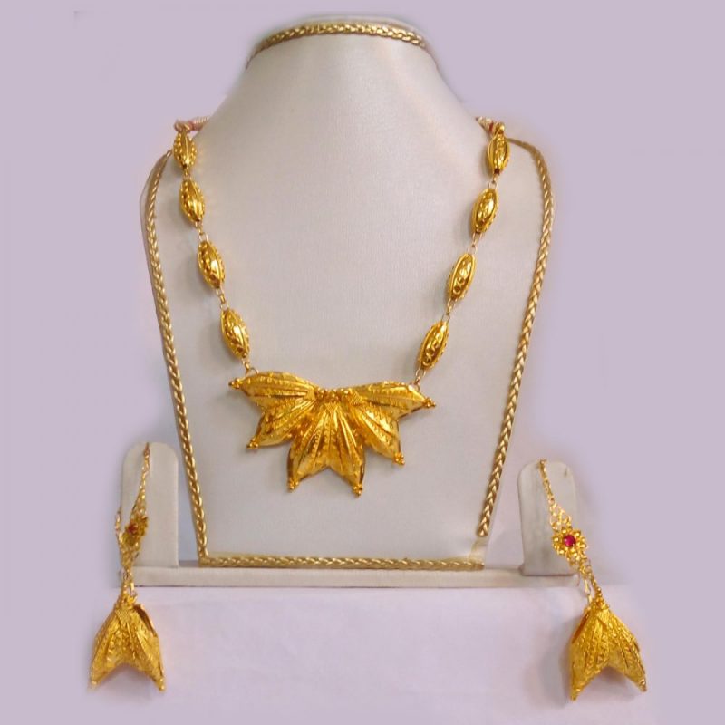 Buy Assamese Traditional Jurshona Thoka Jewellery Set - AssamVilla